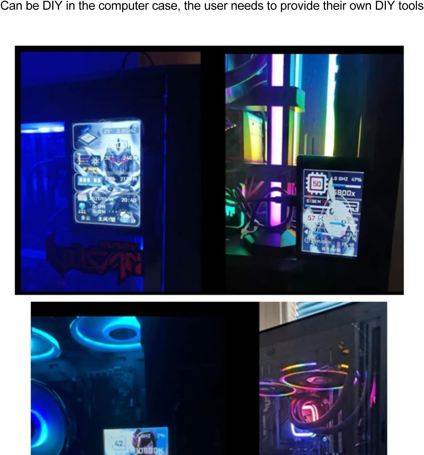 3.5 Inch Monitors IPS USB Mini Computer Monitor in Black - Compact DEMO