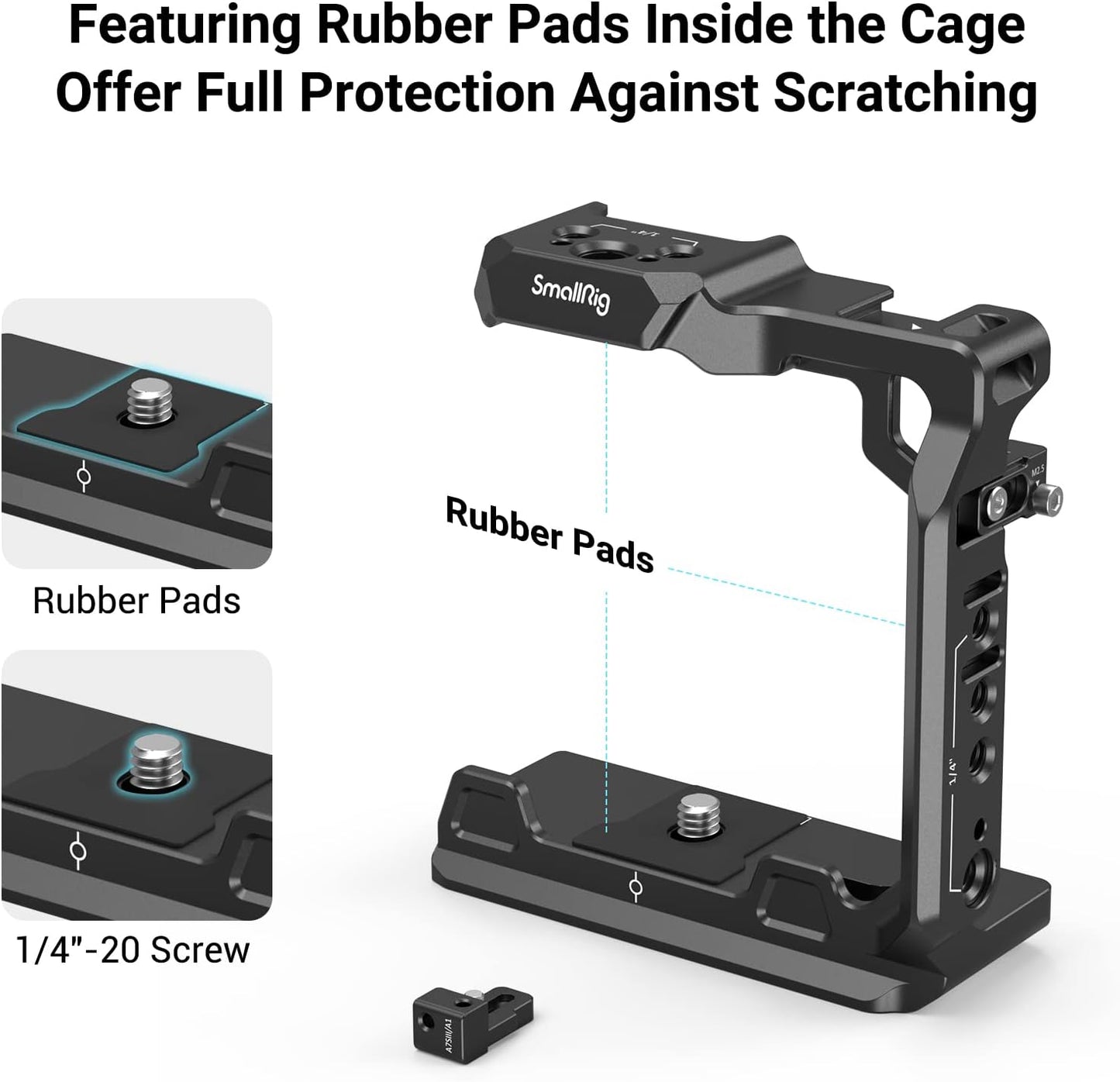 SmallRig Half Cage for Sony Alpha 7R V, 7 IV, 7S III Camera Accessories DEMO