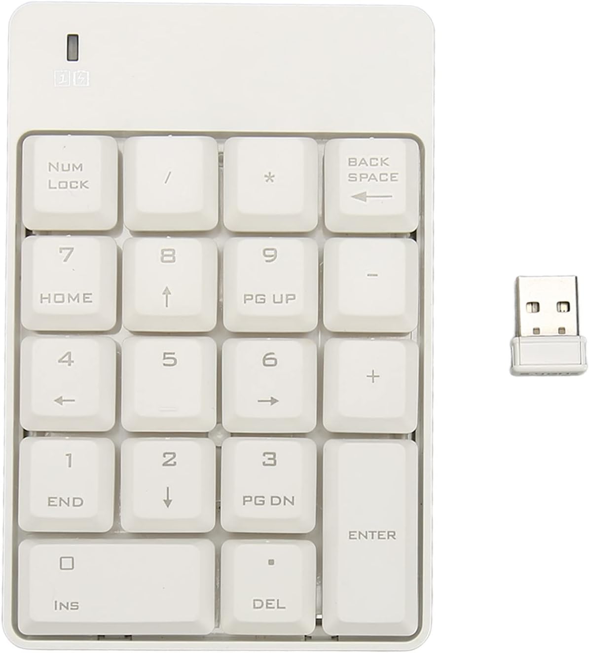 MCSaite Wireless Gaming Keyboard Numeric Keypad 18 Keys USB Number Pad NEW
