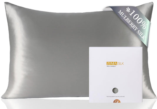 ZIMASILK 100% Pillowcases Mulberry Silk Pillowcase for Hair and Skin Health NEW