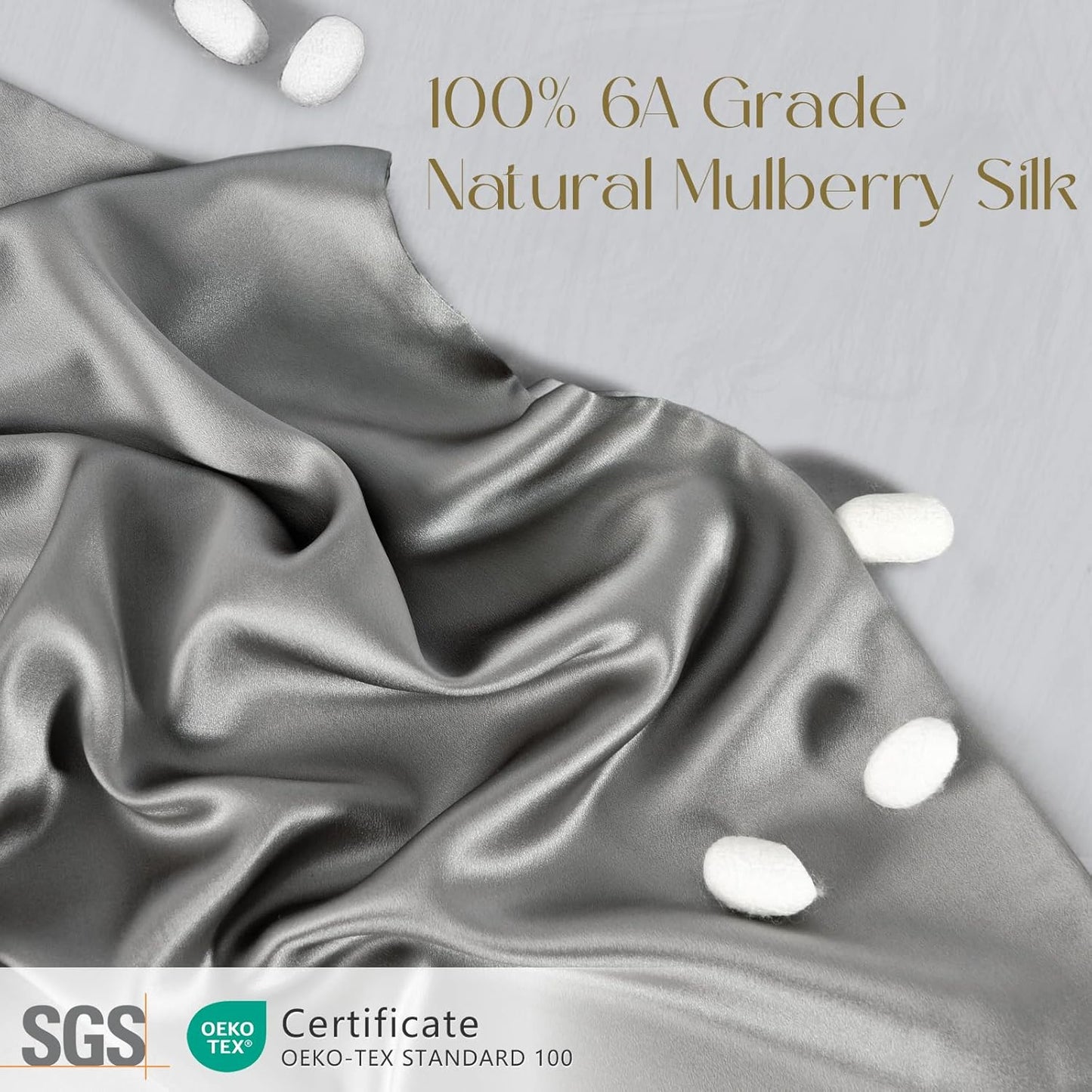 ZIMASILK 100% Pillowcases Mulberry Silk Pillowcase for Hair and Skin Health NEW