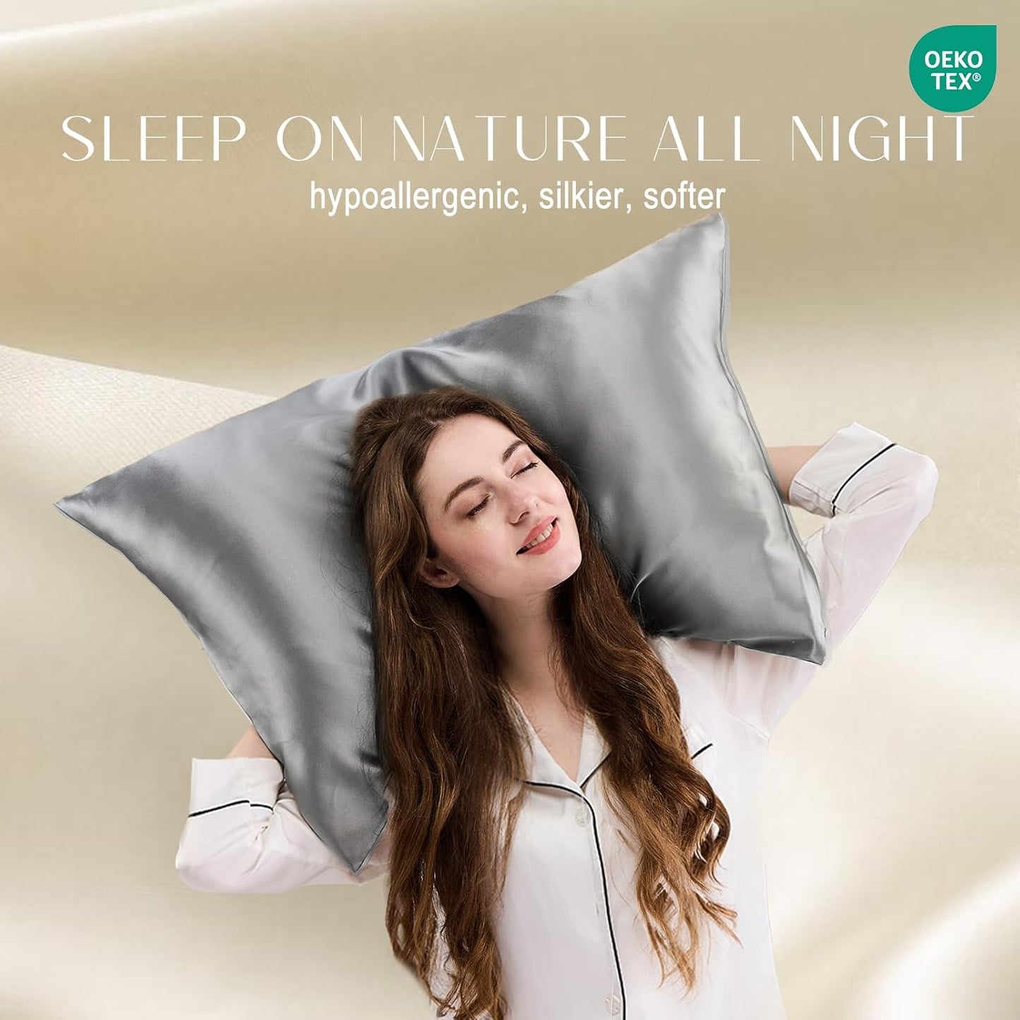 ZIMASILK 100% Pillowcases Mulberry Silk Pillowcase for Hair and Skin Health NEW
