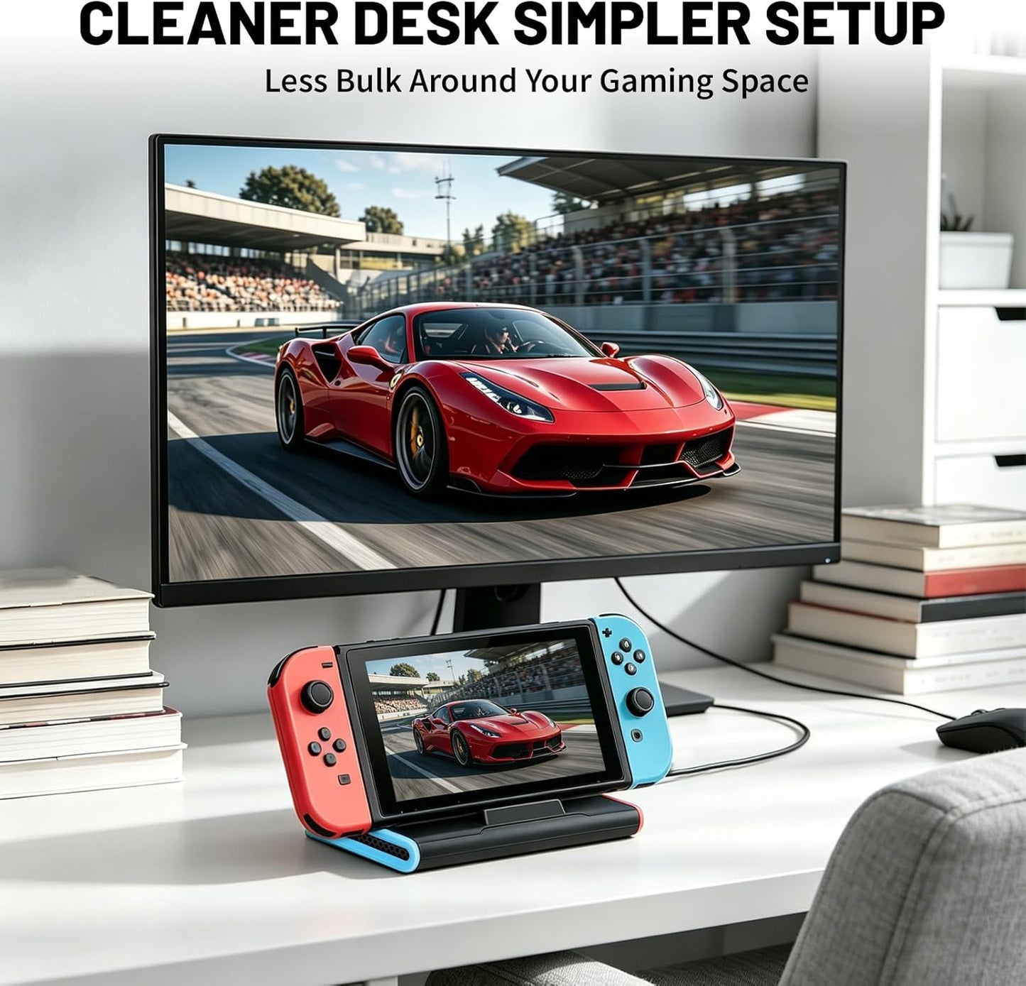 Portable TV Gaming Accessories Docking Station with 4K HDMI, 3 USB 3.0 DEMO