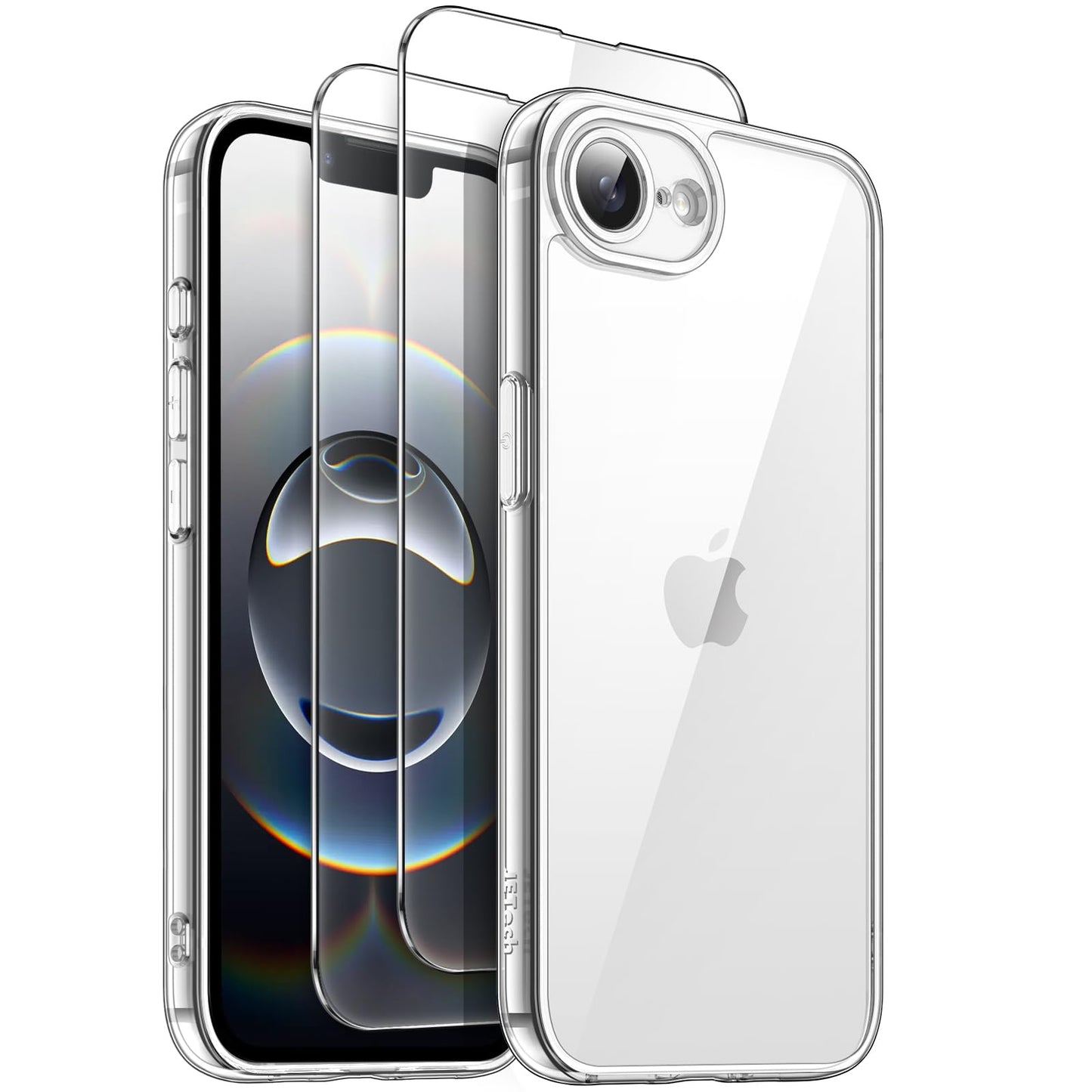 JETech Clear Protective Phone Case for iPhone 17e/16e - Durable Slim Fit NEW
