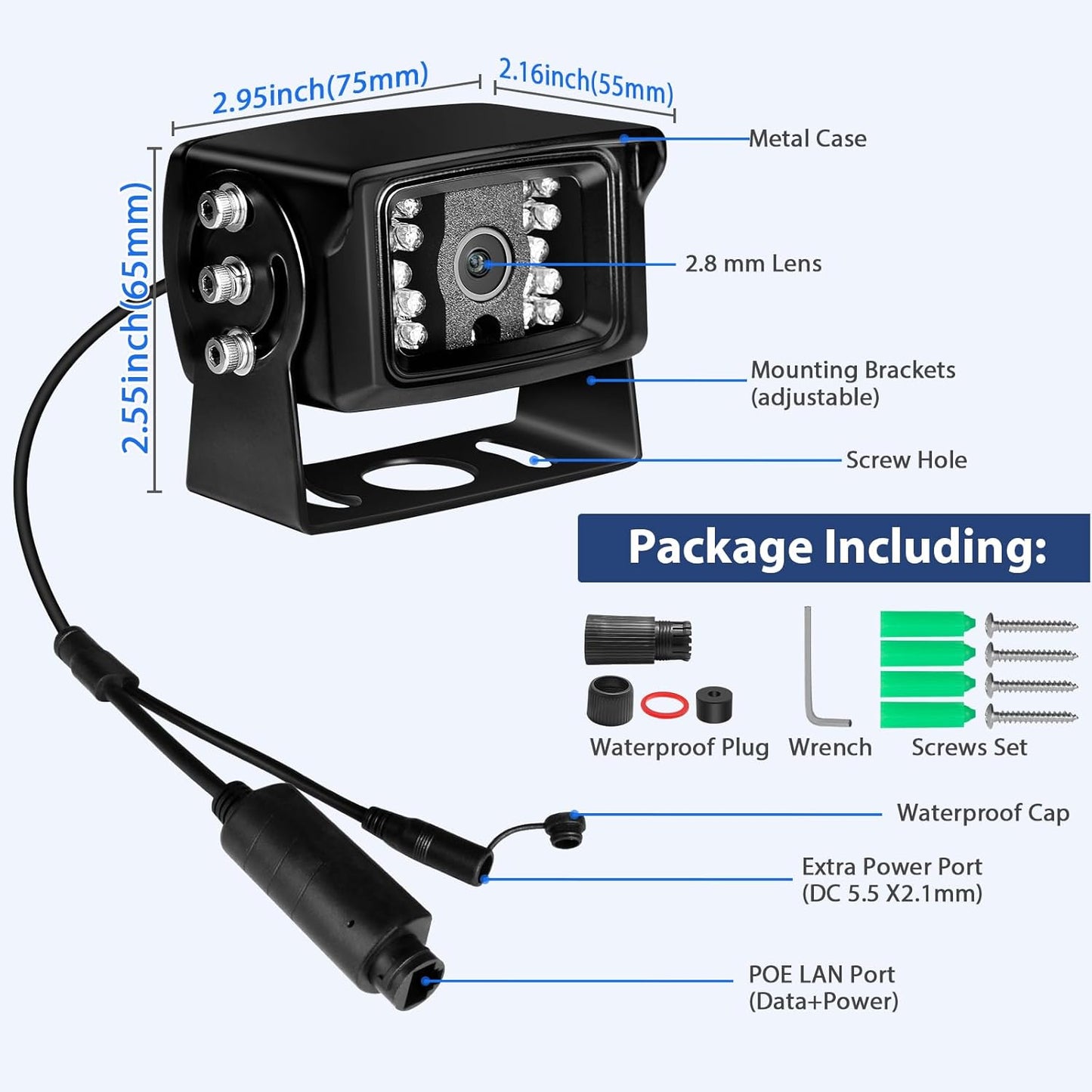 MWRCTV 4MP Mini PoE IP Dome Camera for Outdoor Security Surveillance DEMO