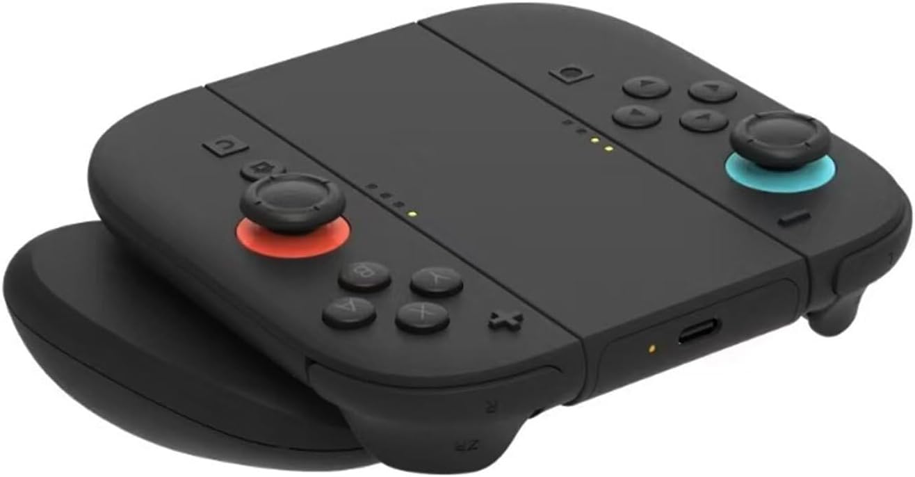 Joy-Con Controllers Grip for Nintendo Switch 2 Console, Black, 2-Pack Size DEMO