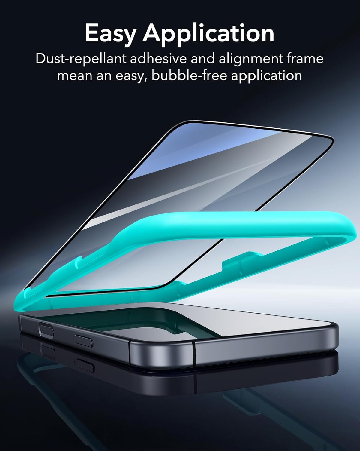 ESR Clear Tempered Glass Screen Protectors for iPhone 17 Pro Max 6.9 Size NEW