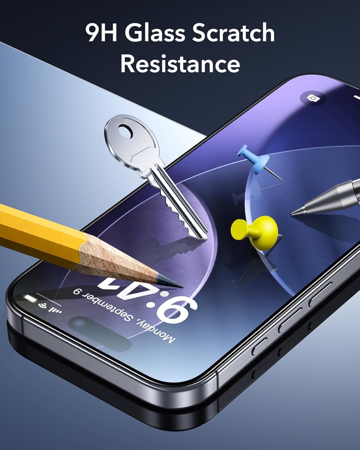 ESR Clear Tempered Glass Screen Protectors for iPhone 17 Pro Max 6.9 Size NEW
