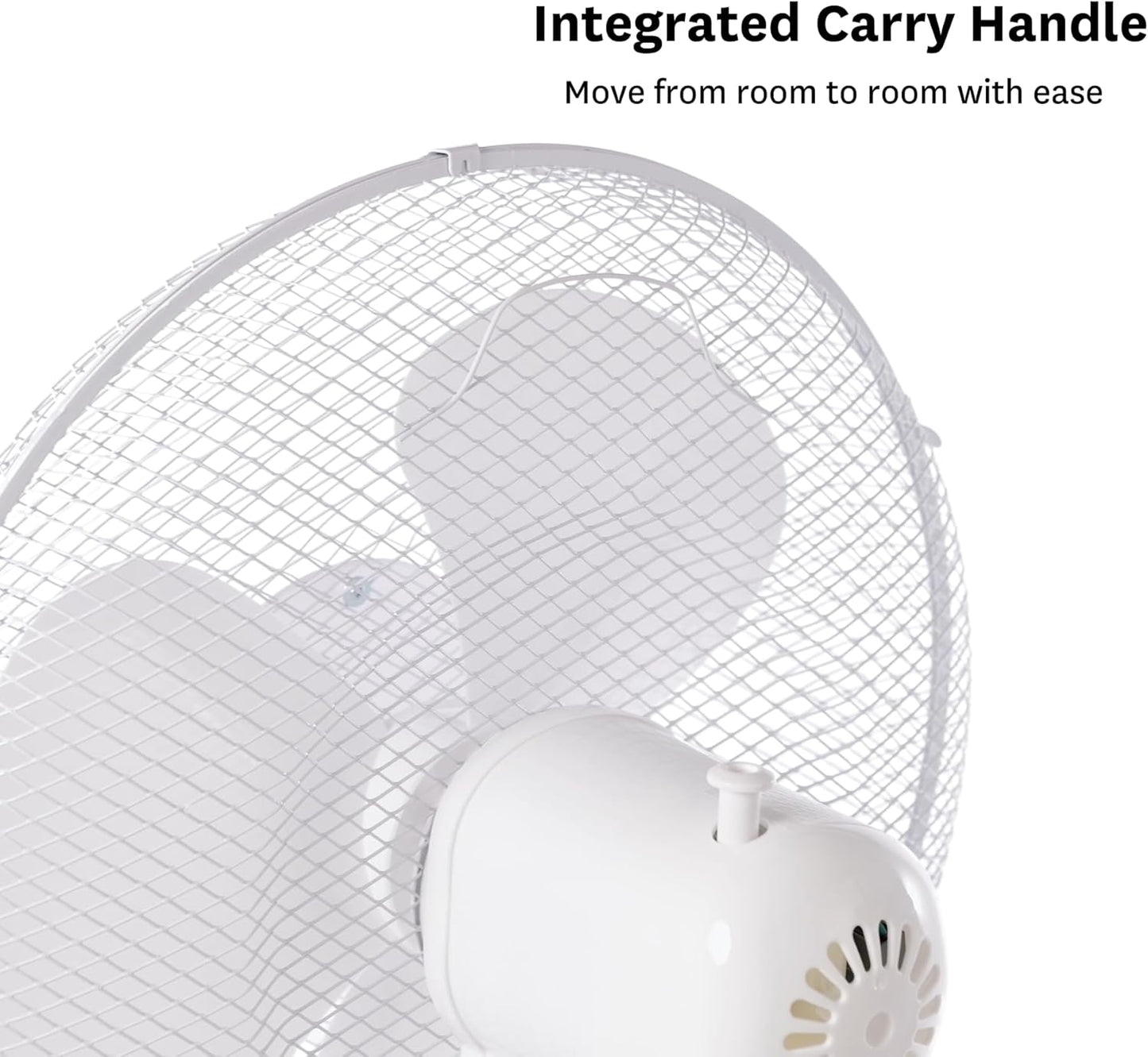 Goldair 40cm Pedestal Fan 3 Speed Settings White for Small to Medium Rooms NEW