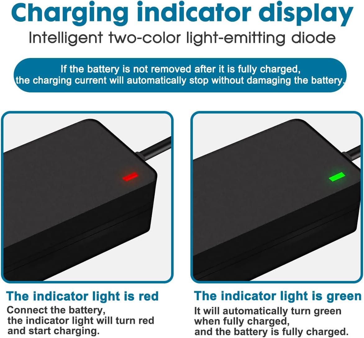 42V 2A Fast Charge Electric Scooter Charger Power Adapter in Black DEMO