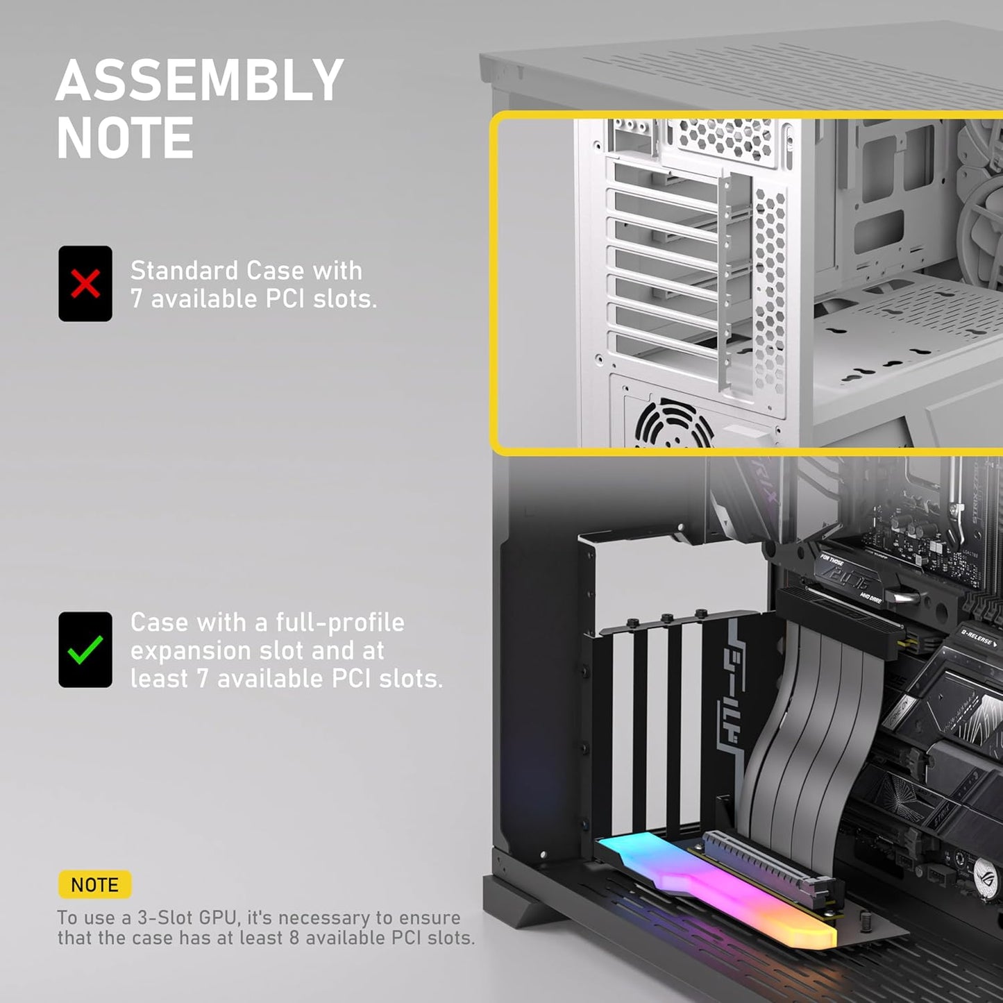 EZDIY-FAB Vertical Internal Components GPU Mount with High-Speed PCIe 4.0 NEW