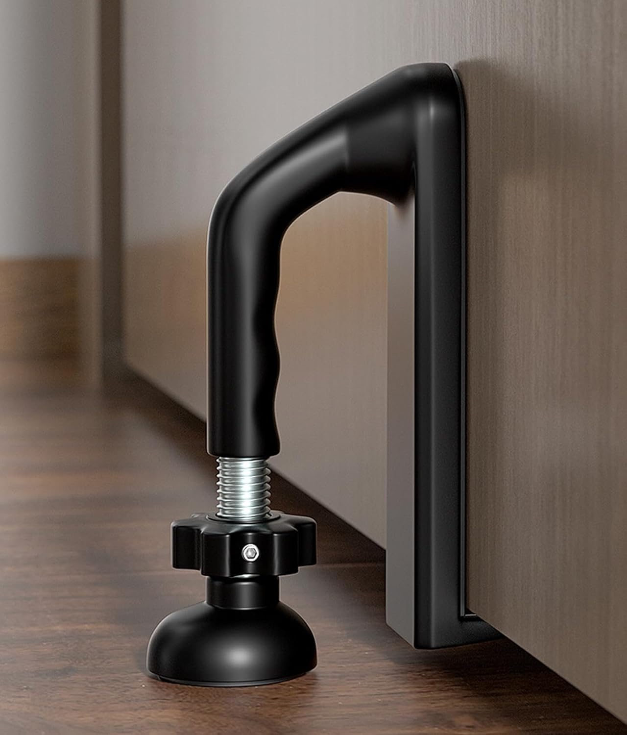 Portable Black Stops Door Stop Travel Safety Kit for Home, Office & More DEMO