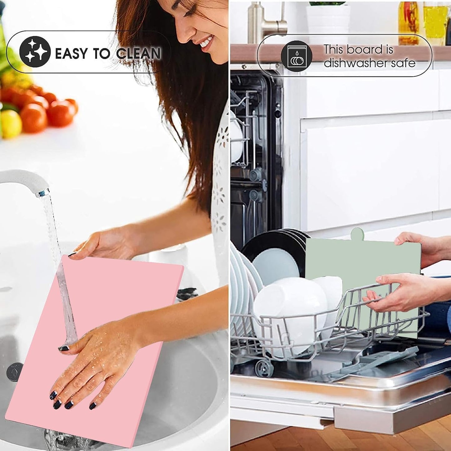 Versatile Cutting Mat Set with Stand & Scissors, Pastel Colors, 12.6"L x DEMO