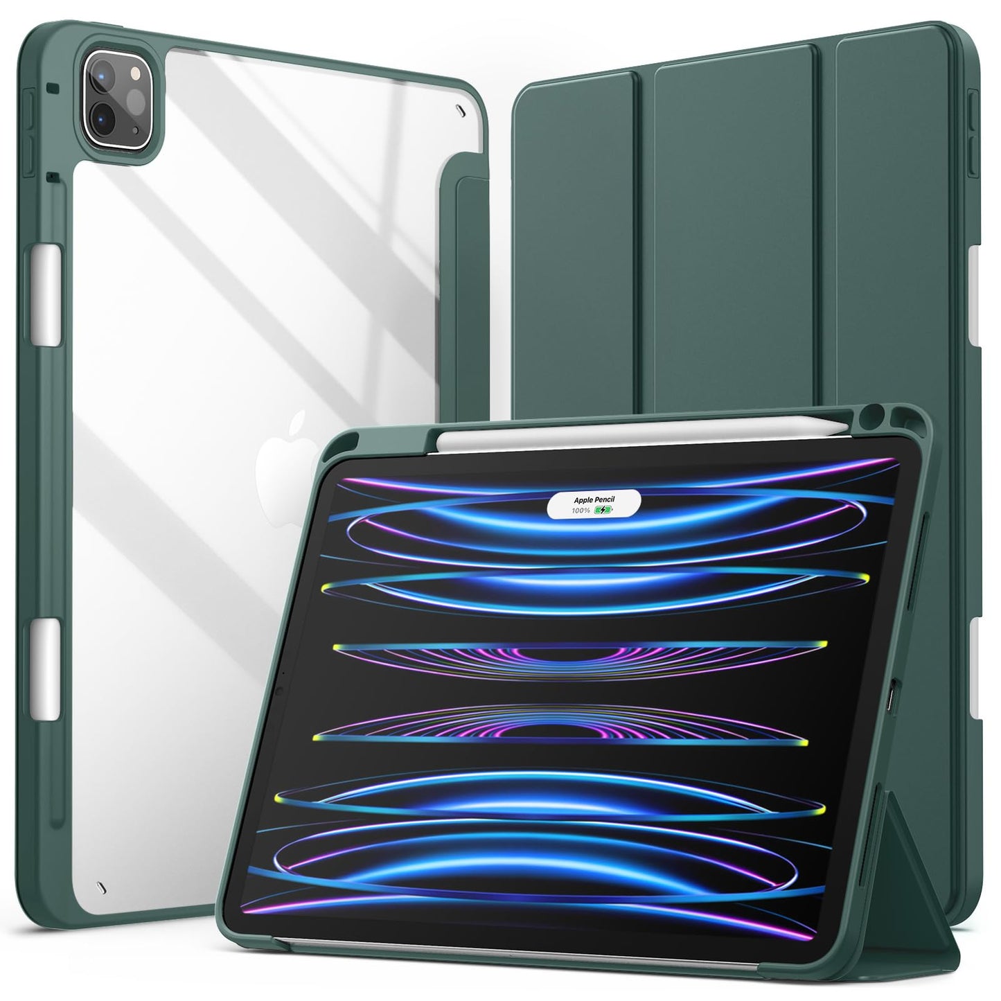 JETech Green Tablet Case for iPad Pro 11" with Pencil Holder, Protective NEW
