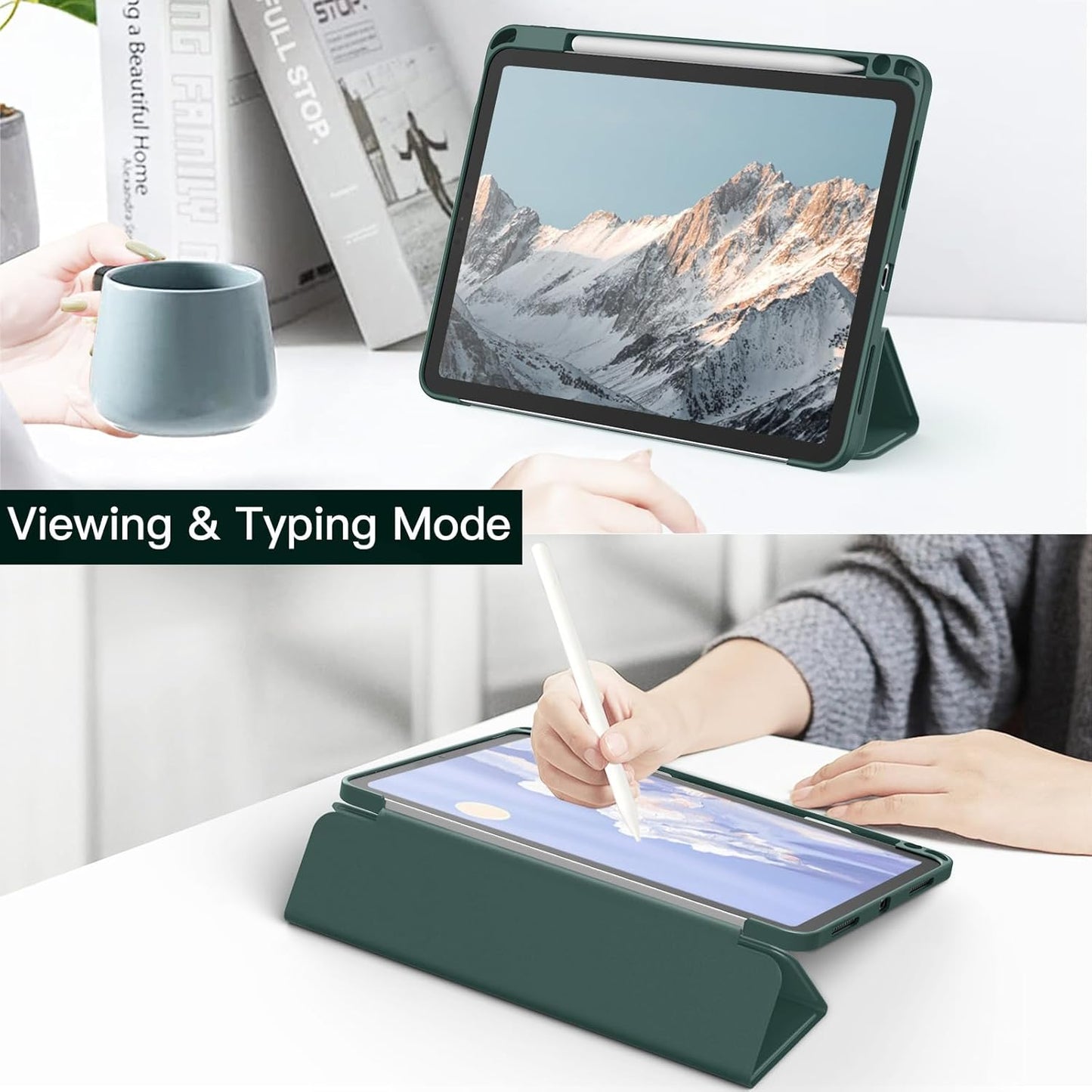 JETech Green Tablet Case for iPad Pro 11" with Pencil Holder, Protective NEW
