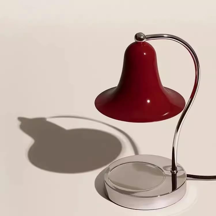 Adjustable Dimmable Aromatherapy Candle Warmer Lamp Burgundy Home Decor NEW