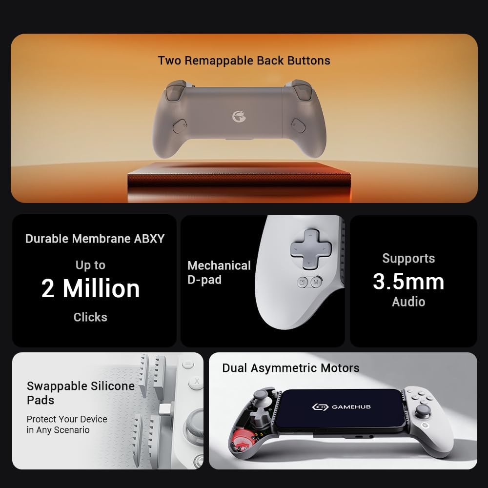 GameSir Wired Controllers Mobile Game Controller for iPhone, iPad & Android NEW