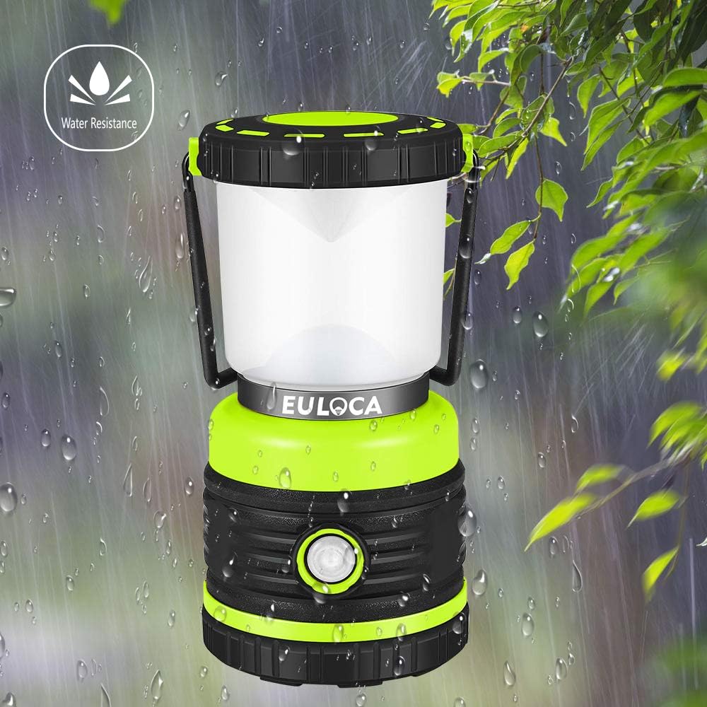 EULOCA Dimmable Electric Lanterns LED Camping Lantern 1200 Lumens Outdoor NEW