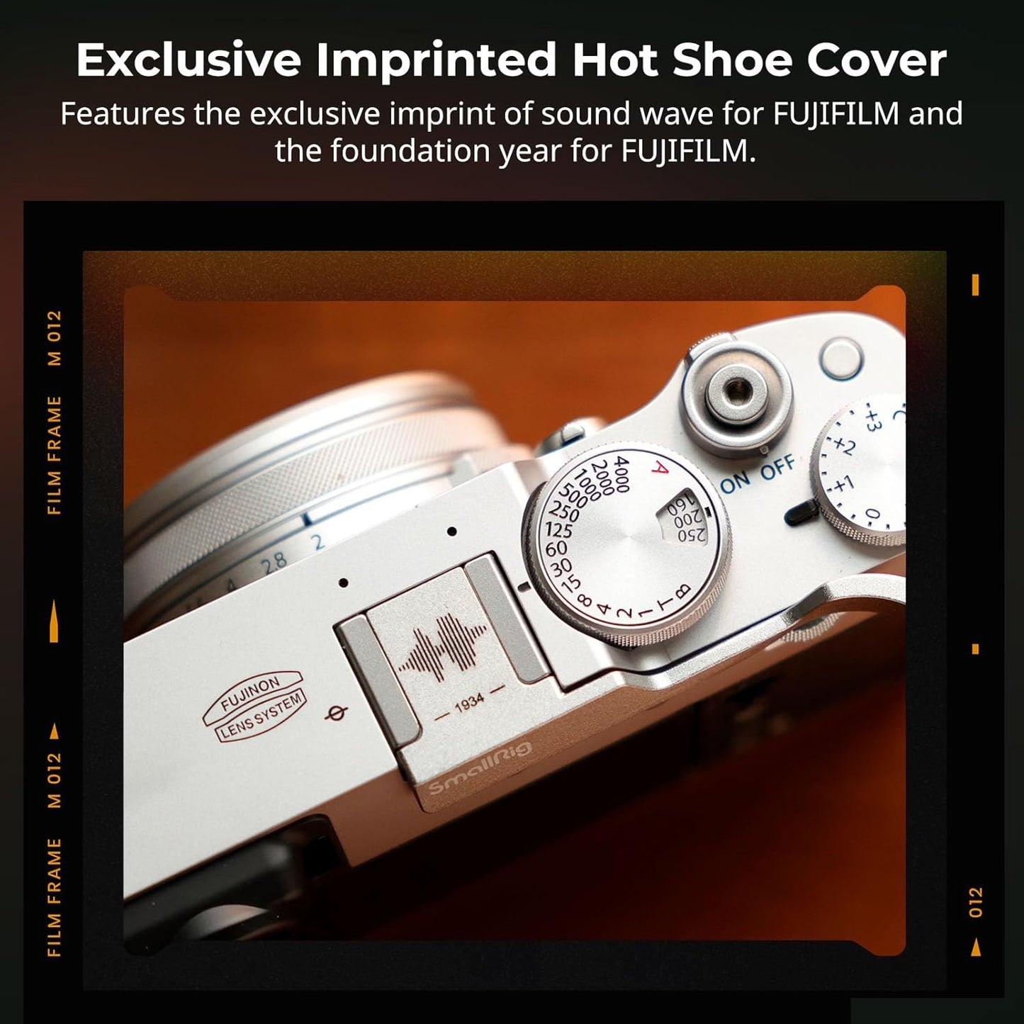 SMALLRIG Silver Thumb Battery Grip with Hot Shoe for FUJIFILM X100VI Camera NEW