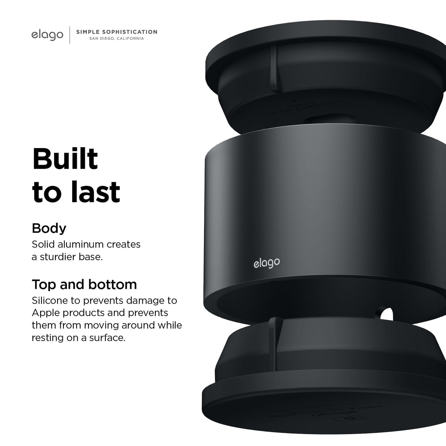 elago Black Docking Station Charging Dock for iPhone iPad Tech Accessories NEW