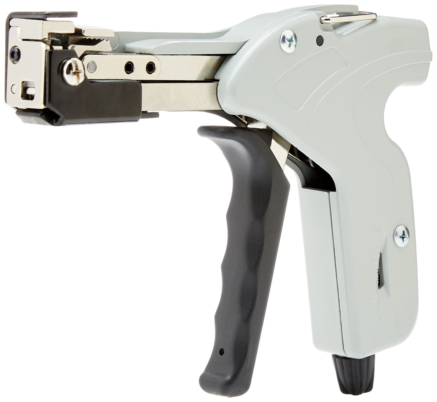 Duratool Durable Reusable Cable Tie Gun in Grey Stainless Steel NEW