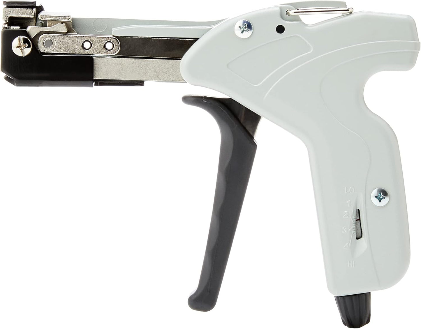 Duratool Durable Reusable Cable Tie Gun in Grey Stainless Steel NEW
