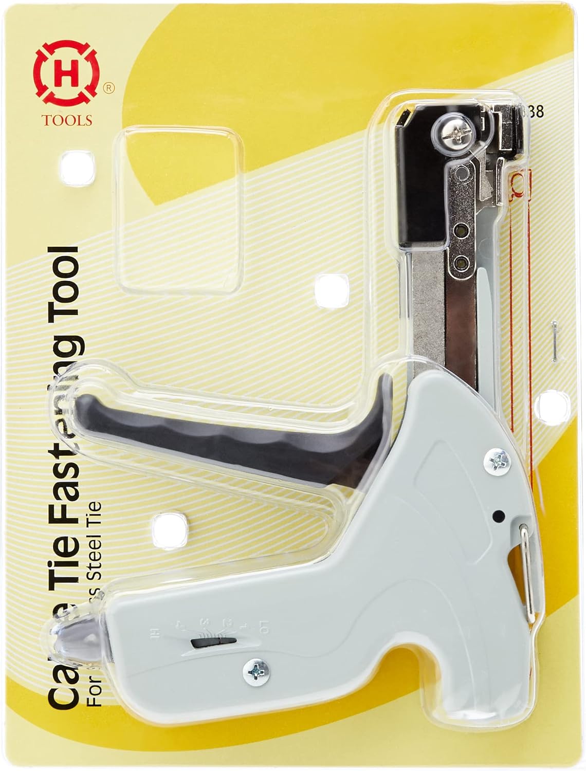 Duratool Durable Reusable Cable Tie Gun in Grey Stainless Steel NEW
