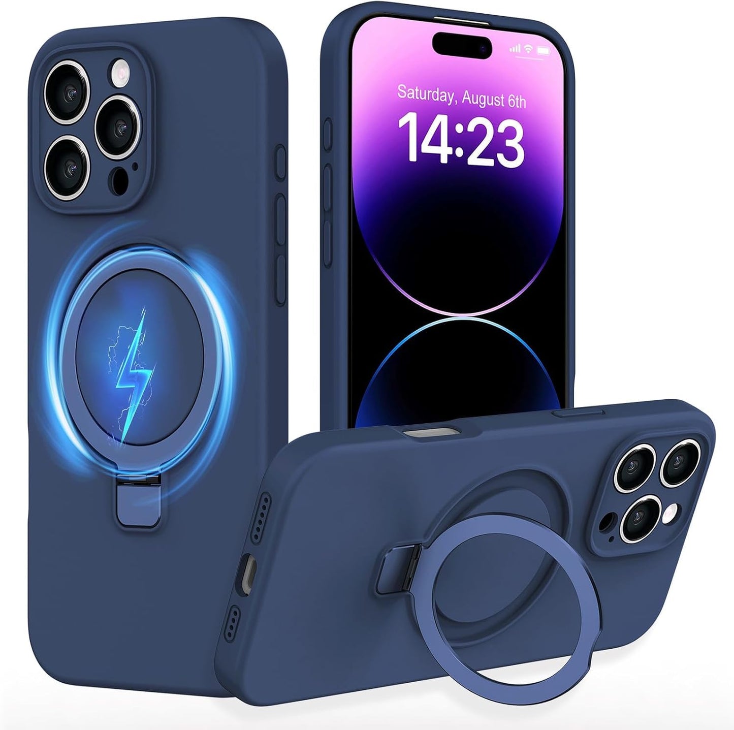 RUNGOS iPhone Phone Cases 16 Pro Liquid Silicone Protective Case with NEW