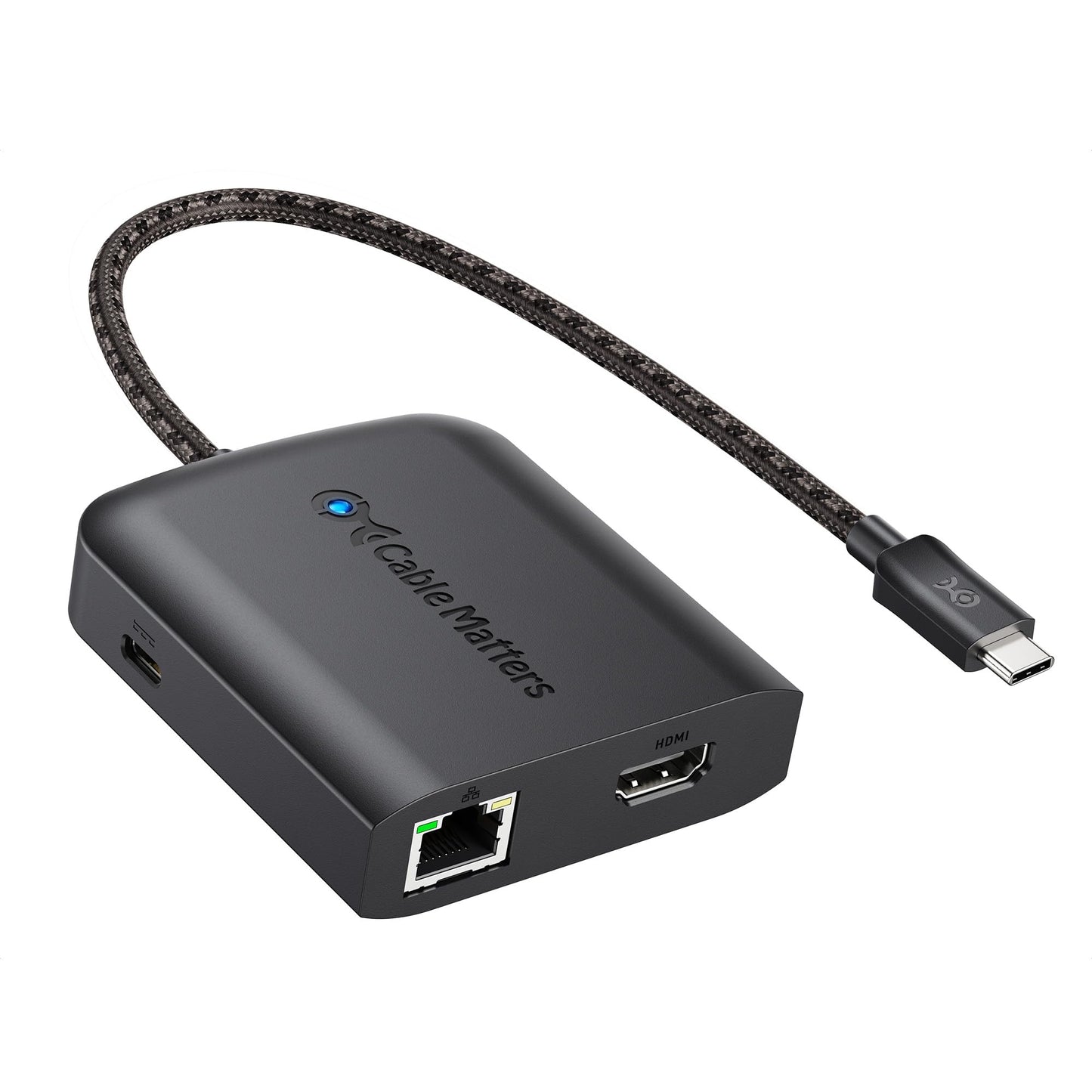 Cable Matters USB Hubs USB-C HDMI Dock 8K 120Hz, 2 USB-A 3.0 Ports, Black, DEMO