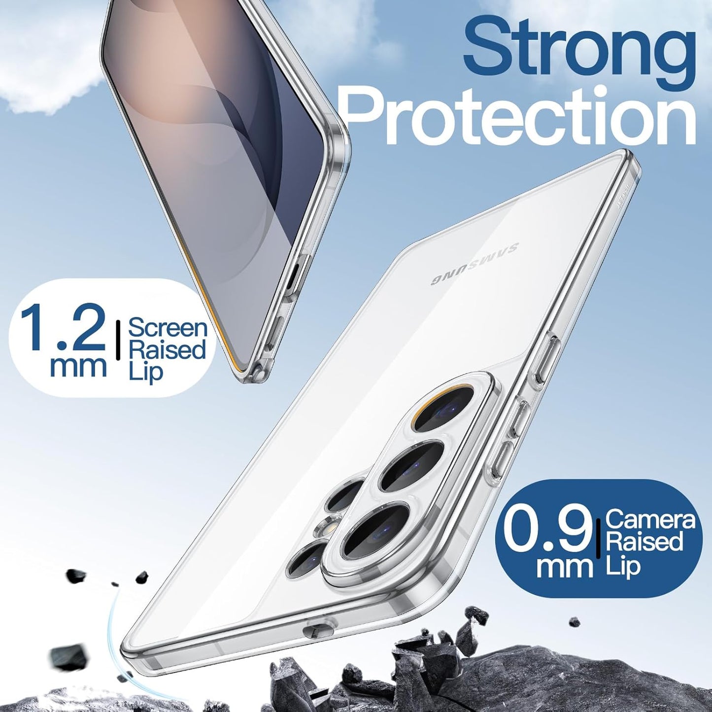 JETech Clear Basic Protective Phone Case for Samsung Galaxy S26 Ultra NEW