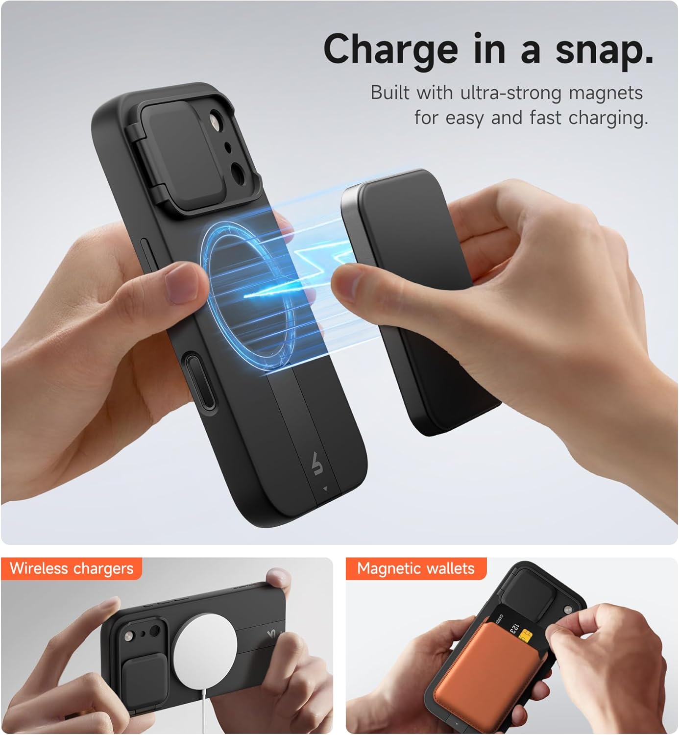 SURITCH Protective Phone Case for iPhone 17 Pro Max with Camera Cover DEMO