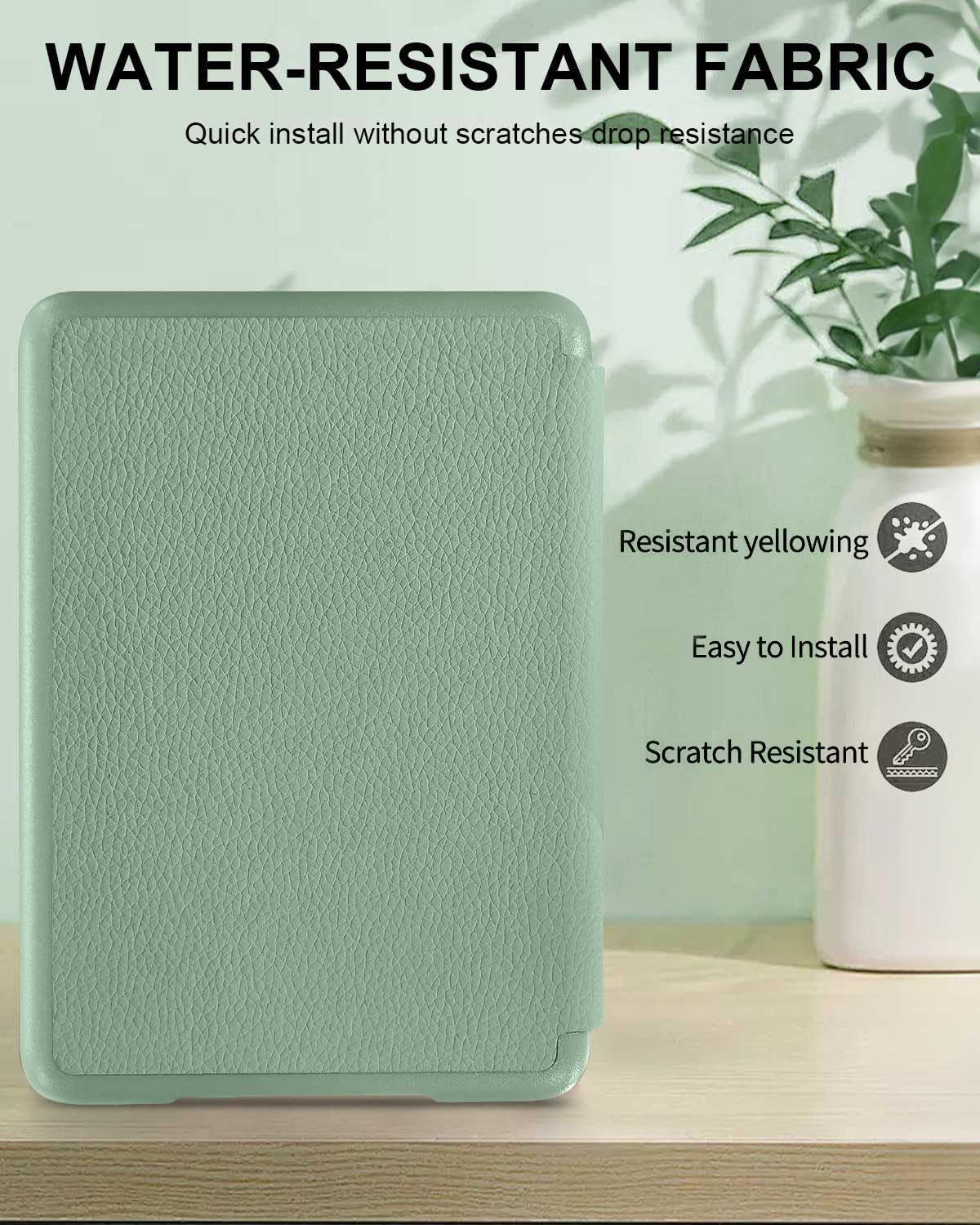 T Tersely Cases Full Body Matcha Color Case for All-New Kindle 6" (11th Gen) NEW