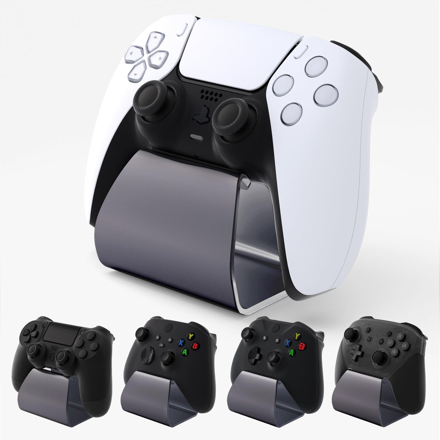 PlayVital Gray Gaming Accessories Desktop Controller Stand for PC, Xbox, PS4 NEW