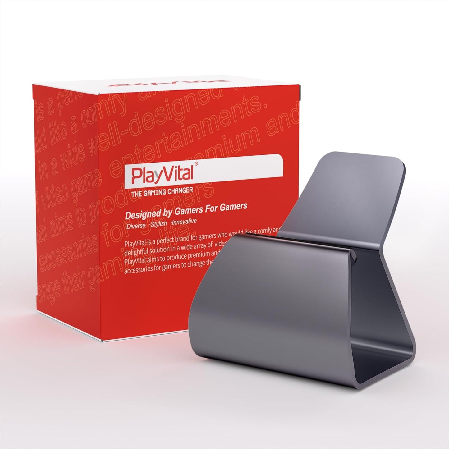 PlayVital Gray Gaming Accessories Desktop Controller Stand for PC, Xbox, PS4 NEW