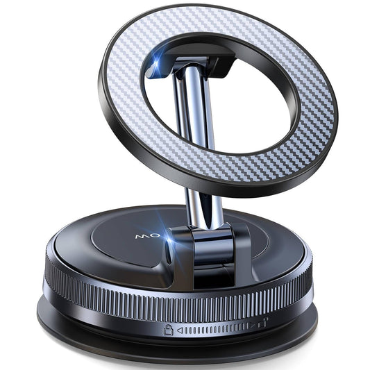 Magnetic Car Car Accessories Phone Holder Mount with Vacuum Suction, Carbon NEW