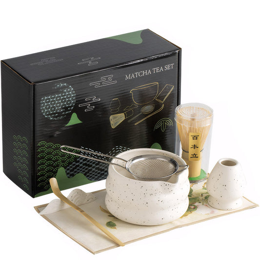 Premium 7-Piece Tea Sets Matcha Tea Ceremony Set with Whisk - Elegant NEW