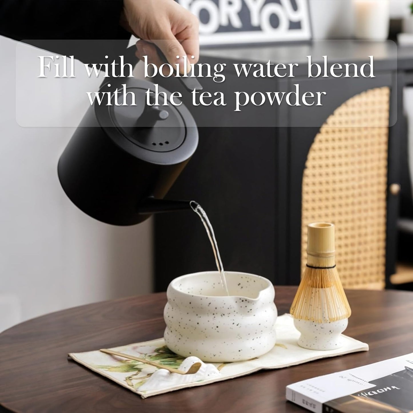 Premium 7-Piece Tea Sets Matcha Tea Ceremony Set with Whisk - Elegant NEW
