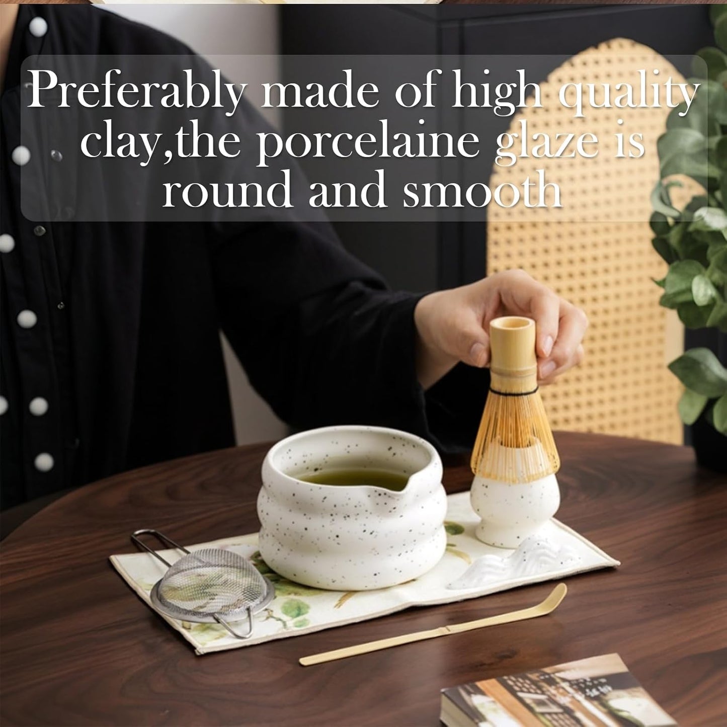 Premium 7-Piece Tea Sets Matcha Tea Ceremony Set with Whisk - Elegant NEW