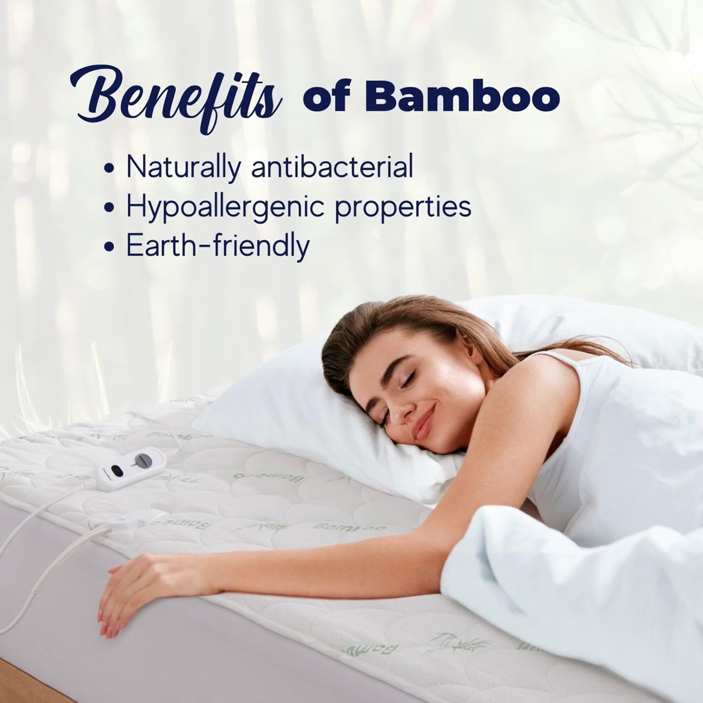 Dreamaker Waterproof Bamboo Electric Blanket Overheat Protection King Size NEW