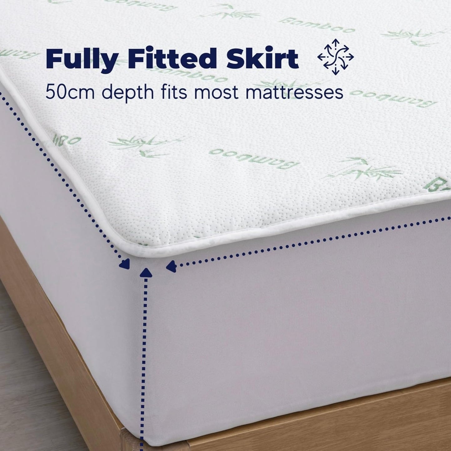 Dreamaker Waterproof Bamboo Electric Blanket Overheat Protection King Size NEW