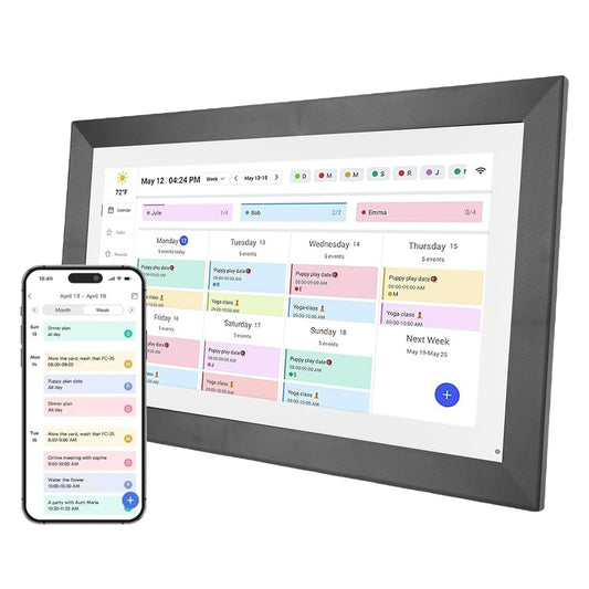 Bewinner 15.6 Inch WiFi Digital Wall Planner Smart Family Calendar Display DEMO