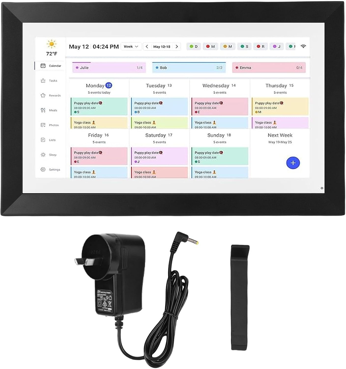 Bewinner 15.6 Inch WiFi Digital Wall Planner Smart Family Calendar Display DEMO