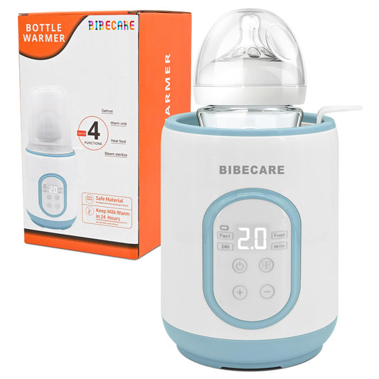 BIBECARE Blue Baby Bottle Warmer for Breastmilk & Formula with Timer DEMO