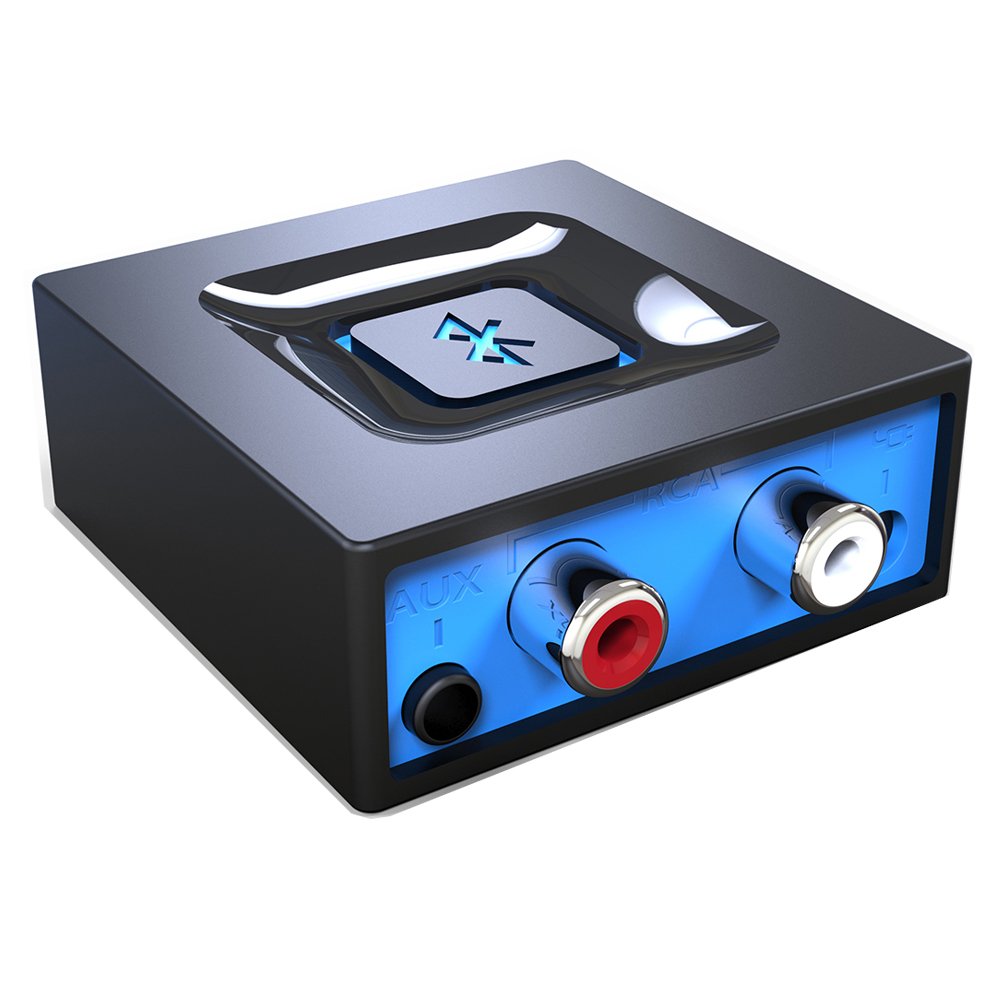 esinkin Wireless Audio Adapter for Streaming Music to Sound System Black NEW