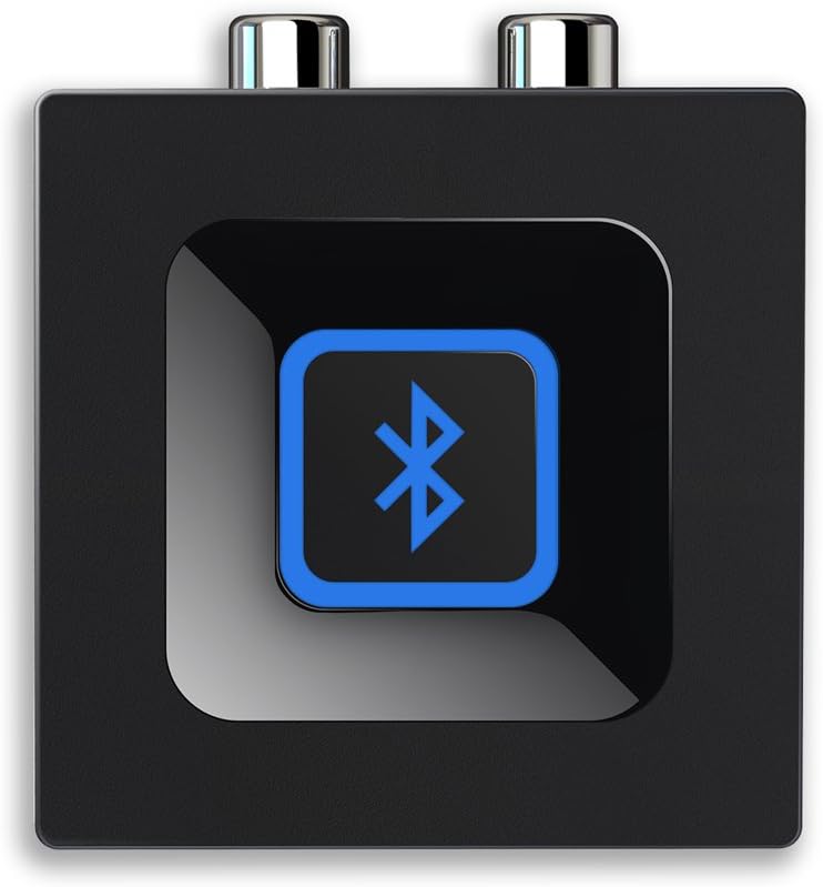 esinkin Wireless Audio Adapter for Streaming Music to Sound System Black NEW