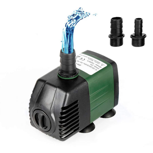 Homvik Submersible Water Pump 1500L/H 25W for Fountain Aquarium Pond Garden DEMO