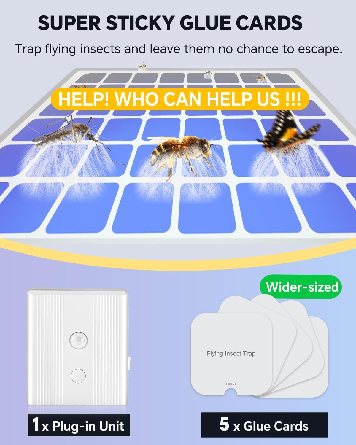 Automatic White Traps Fruit Fly Trap with Night Light for Effective Pest NEW