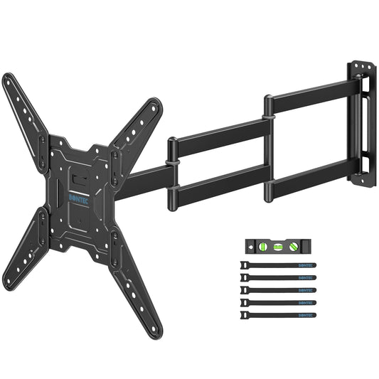 BONTEC Full Motion TV Wall Mount Bracket for 26-65 Inch Flat Curved TVs DEMO