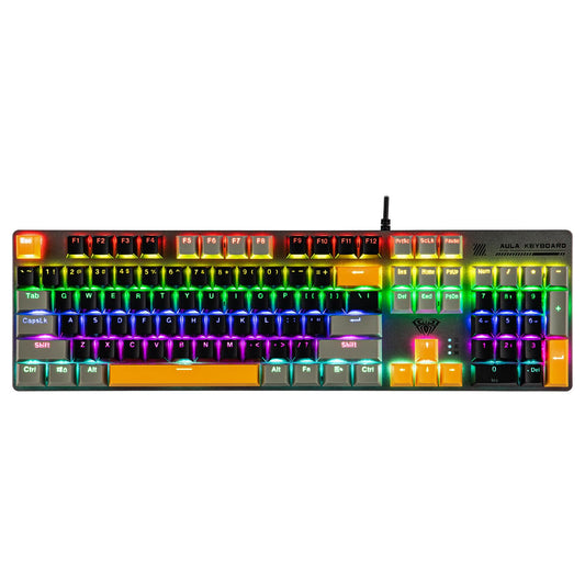 MechLands Mechanical Wired Gaming Keyboard with Multi Color Switches & DEMO