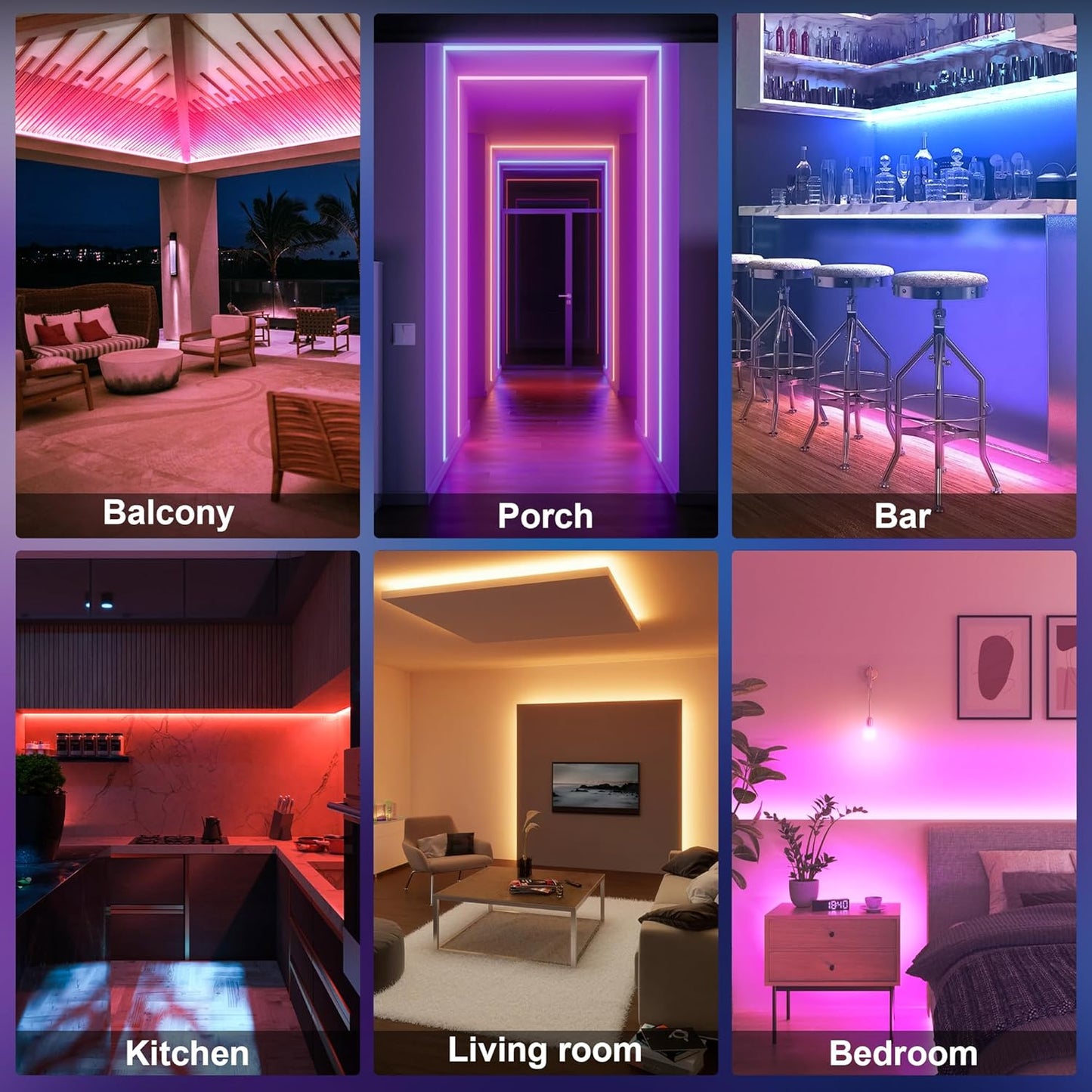 Cozylady 40ft LED Strips Multicolour Waterproof 24V Silicone LED Strip DEMO